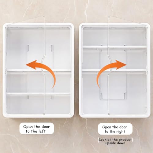 Blind Box Wall-Mounted Display Cabinet (White Big Size) - size: white Big size