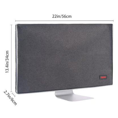 Monitor Dust Cover 24 inch Anti-Static Dustproof LCD/LED/HD Panel Case Computer Screen Protective Sleeve Compatible with iMac 24 inch PC, Desktop and TV, Black