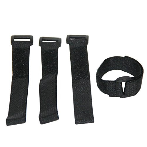 YiwerDer [30 Pack] 8 Inch Hook and Loop Straps Reusable Fastening Cable Strap, Durable Self Adhesive Cable Ties to Keep Your Place from Tangled Messes of Cord - style: 8" x 0.6Inch