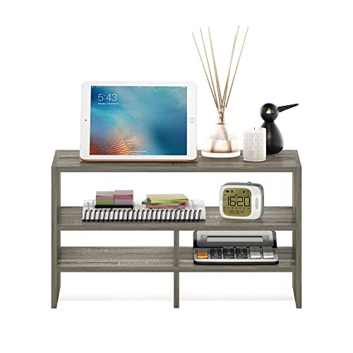 Furinno Hermite Desk Top Organizing Shelf Bookcase, French Oak - color: French Oak, size: 16.4-Inch