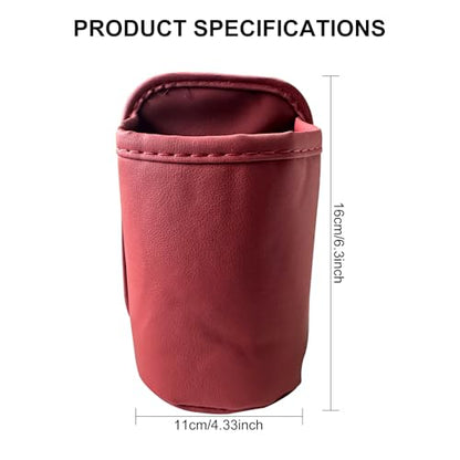 Universal Door Water Cup Holder, car Multi-Function Storage Rack, car seat Back Beverage Holder, Suitable for Water Cups, Mobile Phones, Drinks, Coffee, etc.(red) - color: red