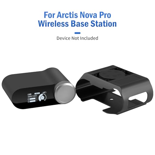 Under Desk Mount Holder for SteelSeries Arctis Nova Pro Wireless Base Station–Arctis Pro Wireless NOVA Magnetic Mount Secretlab MAGNUS Version ,Headphone Hanger Stand for Arctis Nova Pro Wireles - style: Base Station Mount Only
