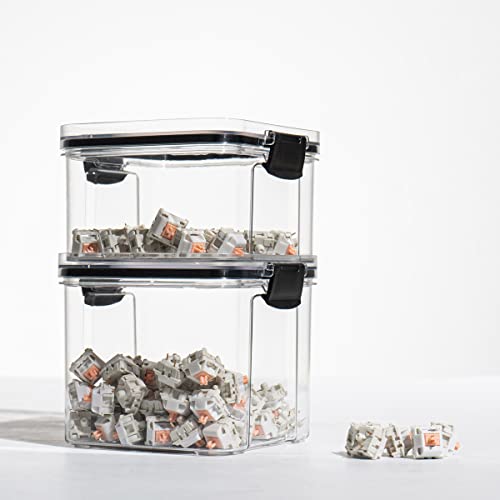 Gliging Switch Storage Mechanical Keyboard Switch Can Keycaps Sealed Can Storage Bottle Display Can Keycap Storage Box - size: Big