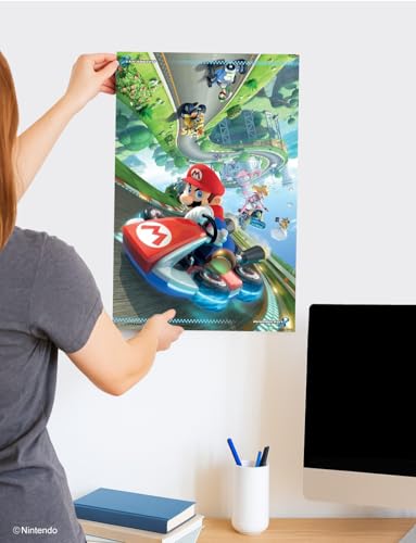 Pyramid America Super Mario Poster - Mario Kart 8 Poster - 11 x 17 inch Video Game Room Decor, Room Office & Gamers – Nintendo Decorations