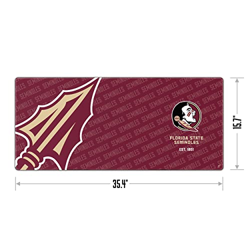 YouTheFan NCAA Florida State Seminoles Logo Series Desk Pad, Team Colors - style: Florida State Seminoles