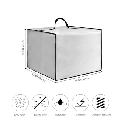 Printer Dust Cover Case for Canon MF652Cw/for Brother L3300CDW /HP M283fdw Printer - color: Silver