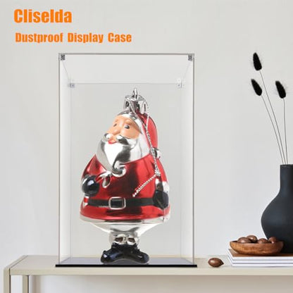 Cliselda Large Acrylic Display Case 10x10x16 inch for Collectibles, Sturdy Clear Acrylic Display Box Trophy Case Countertop Box , Assemble Dustproof Protection Showcase for Models Figures Doll - size: 10x10x16 inch