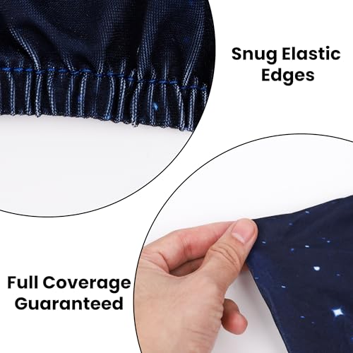 32-inch monitor dust cover, elastic polyester sunshade, 31" 32" 33" 34" computer screen cover, LCD/LED/HD panel protective film (Black Starry Sky, 31-34 inches)