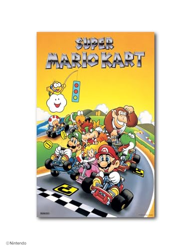 Pyramid America Nintendo - Super Mario Kart - 11 x 17 Poster Wall Art, Ideal for Home Decor, Room Decor & Living Room Decor