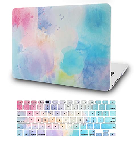 KECC Ultra Thin Case for MacBook Air 13 inch 2022-2018 Release M1 Chip, Lightweight Plastic Hard Shell for MacBook Air 13.3” + Keyboard Cover, Blue Mist - color: Blue Mist, size: Air 13" M1 2018-2022