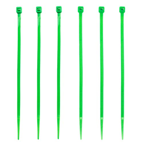 4 Inch Zip Ties (Tying Length 2.8"), 300pcs Nylon Cable Ties GREEN - color: Green 300pcs, size: 4 inch