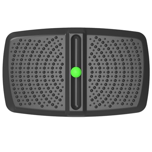 1 inch Thick Anti Fatigue Kitchen Mat Standing Mat with Massage Ball, Non Slip Standing Desk Mat with Massage Point, Multi-Purpose Comfort Floor Mat for Feet, Office, Home (Black, 17"x28"x1") - size: 28"L x 17"W x 1"Th