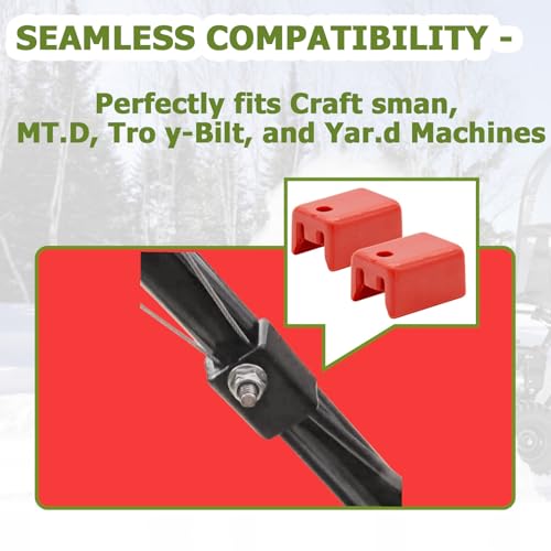 2 PCS 731-04216A Dual Cable Fitting Holder,Cable Clamp Part,Red - color: 2 PCS