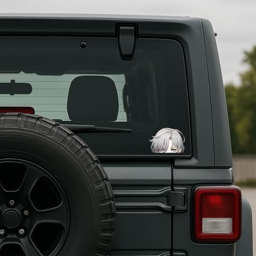 Genshin Impact Decal Stickers for Cars Laptop Skateboard Wall Decor UV Resistant (Iiluga) - color: Iiluga