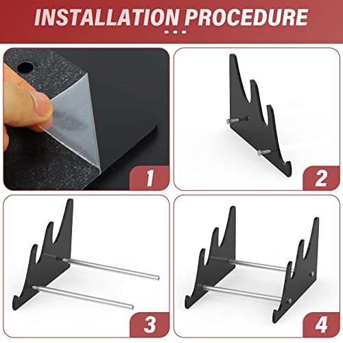 Black Keyboard Stands 1-Tier, Mechanical Keyboard Acrylic Display Stand, Holder Stand for Gaming Keyboards - color: Black