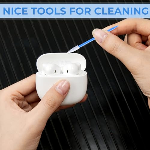 Chinco 200 Pcs Cleaning Swabs 2.56 Inch Sponge Tip Swabs Sticks for Printer Heads, Scanners, Camera Lenses, Chip Hard Disk Industries, Optical Lenses and Optical Equipment Makeup(Deep Blue) - color: Deep Blue
