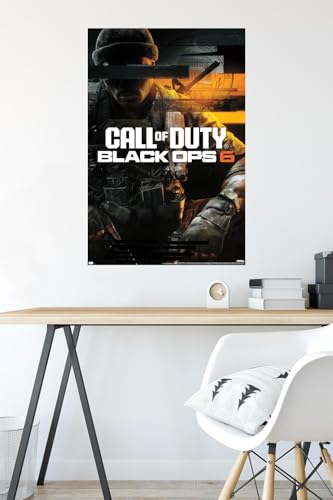 Call Of Duty: Black Ops 6 - Key Art Wall Poster, 22.37" x 34.00", Poster & Mount Bundle
