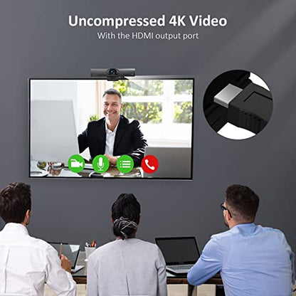 NexiGo Iris, 4K AI Webcam with 1/1.8" Sony_Sensor, Onboard Flash Memory, HDR, PiP, DSLR-Style Control, Auto Framing/Tracking with Flexible FOV, Noise-Canceling Mics, for Zoom/Teams/OBS and More - style: 4K Webcam with Large Sensor