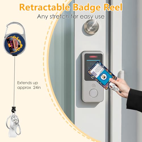 Truck for ID Badge Holder, Truck ID Badge Holder with Heavy-Duty Retractable Reel Clip, Gift for Teacher Nurse Adult - color: Childrentruck-blue