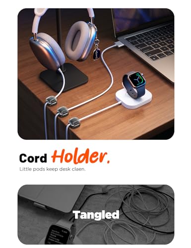 Cable Clips,12 Pack Cord Holder Cord Organizer [1s Lock & Strongest Adhesive] Spring Cord Clips Phone Charger Wire Desk Cable Management Nightstand Home Office School Decor Women Cute Desk Black - color: Black, size: 12 Pack