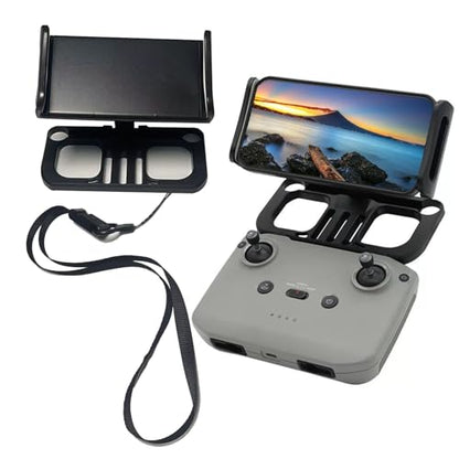 Drone Controller Bracket and Tablet Bracket, with Neck Strap | 4.7-12.9 inch Adjustable Bracket.Compatible With DJI Mavic Air/Mini Series,