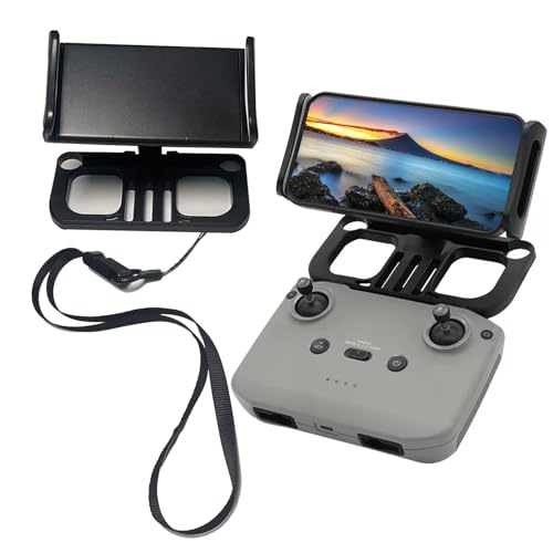 Drone Controller Bracket and Tablet Bracket, with Neck Strap | 4.7-12.9 inch Adjustable Bracket.Compatible With DJI Mavic Air/Mini Series,