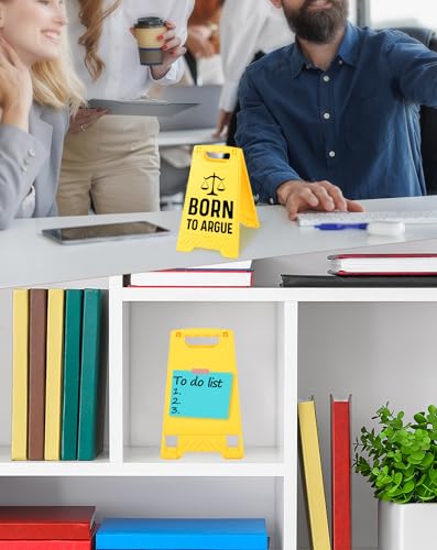 Funny Desk Shelf Decor, Born Argue Mini Desk Sign | Born Argue Sign, Funny Shelf Sign, Home Office Decor, Mini Desk Sign - style: Born to Argue