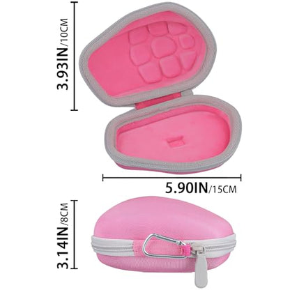 co2CREA Hard Case Replacement for Logitech MX Master 4 / Master 3S / 3 Wireless Performance Mouse (Pink Case) - color: Pink Case, style: For Master 4/3S/3