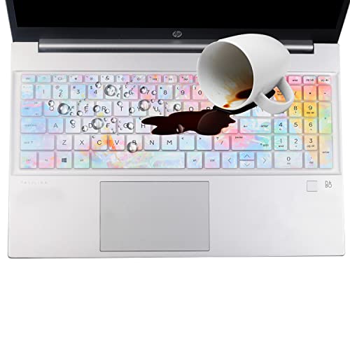 Keyboard Cover for 2025-2022 HP Laptop 17t 17z 17-cn 17-cp 17-cn0001tg 17-cn2083dx 17-cn2063cl 17z-cp000 17t-cn400 17-cn1063cl 17-cn2083dx 17-cp3055cl 17-cp2134od 17-cp0012dx 17-cp0700dx 17-cp2099nr - color: Colors(Regular Letters)