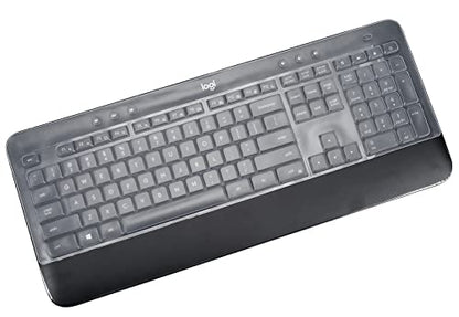 Keyboard Cover for Logitech MK540 Wireless Keyboard, Logitech MK540 Keyboard Skin Protector - Clear
