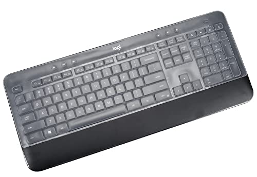 Keyboard Cover for Logitech MK540 Wireless Keyboard, Logitech MK540 Keyboard Skin Protector - Clear