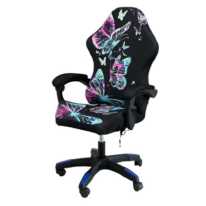 Gaming Chair Covers, 3D Printing One-piece Universal Fit Gaming Chair Seat Cover with Armrest Sloipcover(Color:Style 5) - color: Style 5