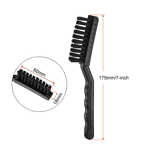 HARFINGTON 5pcs Anti-Static Cleaning Brush 18x60mm PV Plastic Conductive Bristles Anti Static ESD Brushes for Clean PCB Laptop Keyboard Fan and Other Electronic Devices