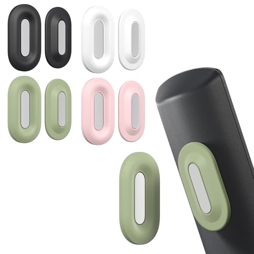 4 Pack Magnetic Remote Control Holder Wall Mount, 2025 Upgraded Smaller & Stronger Magnetic Silicone Remote Control Organizer TV Remote Charger Holder Caddy Back of TV (Multi) - color: Multi, size: 4 Pack