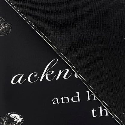 EOBTAIN Black and White Large Mouse Pad Bible Verse Keyboard Mat 31.5x15.7 Inch Scripture XXL Thin and Big Extended Desk Mat Smooth Non-Slip Rubber Mousepad Relaxing Spiritual Desk Accessories - color: Black