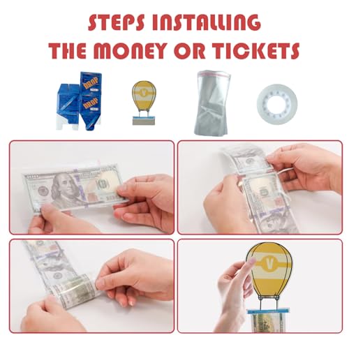 JenJen Tradition Game Theme Money Box For Cash Gift Birthday Money Gift Boxes for Cash Pop Up Suprise Christmas Gift For 8th 12th 10th 9th Birthday Graduation Gifts For Boys Girls