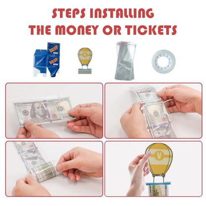JenJen Tradition Game Theme Money Box For Cash Gift Birthday Money Gift Boxes for Cash Pop Up Suprise Christmas Gift For 8th 12th 10th 9th Birthday Graduation Gifts For Boys Girls