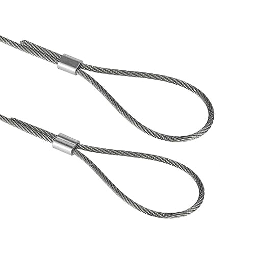 200 Pcs Aluminum Crimping Loop Sleeve 1/16",Cable Crimp Ferrules for Wire Rope and Cable (1/16" (1.5mm)-200pcs) - style: 1/16" (1.5mm)-200pcs