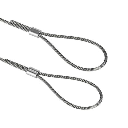 150 Pcs Aluminum Crimping Loop Sleeve 1/8",Cable Crimp Ferrules for Wire Rope and Cable (1/8''(3mm)-150pcs) - style: 1/8''(3mm)-150pcs