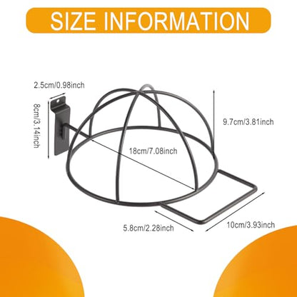 Polmart Heavy Duty Slatwall Hat Display - style: Cap