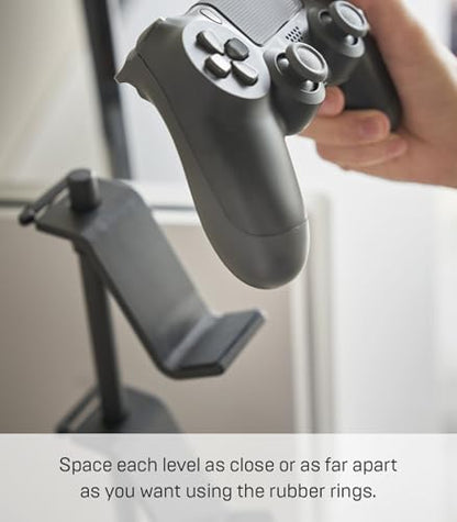 YAMAZAKI Home Smart Universal Adjustable Game Controller Stand/Controller Holder - Steel - color: Black