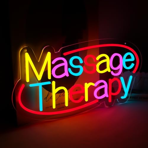 23.6"x11.6" Large Size Masage Noen Signs，Neon Signs for Wall Decor，LED Neon Lights for Massage Shop - style: masage