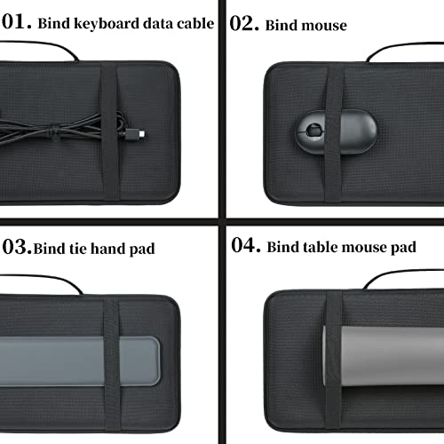 co2CREA Hard Case Replacement for Razer Cynosa Chroma/Cynosa V2 / Ornata V2 / Blackwidow V3 Pro/Blackwidow V3 / Huntsman Elite/Huntsman V2 Analog Gaming Keyboard - size: for Full Size Keyboard