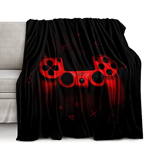 lirs Bedding Gaming Throw Blanket 80" x 60’’ Super Soft, Fleece, Gamer Gift for Couch Sofa for for Kids Boys Teens Video Game (MT-A06, 80’’x60) - color: Mt-a06, size: 80’’x60"