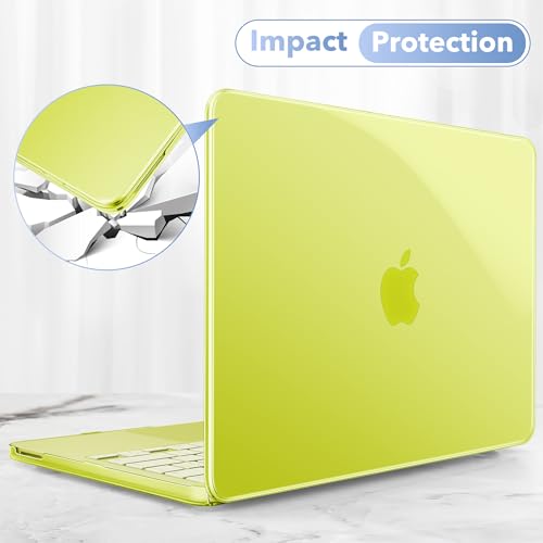 May Chen for MacBook Neo 13 inch Liquid Retina Display ((2026 Release A3404), Slim & Lightweight Protective Case with Screen Protector&Keyboard Cover&Dust Plug, Crystal Citrus - color: Crystal Citrus