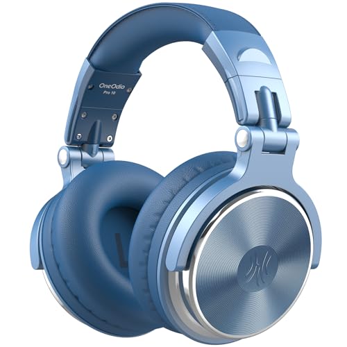 OneOdio Wired Over Ear Headphones Hi-Res Studio Monitor & Mixing DJ Stereo Headsets with 50mm Drivers and 1/4 to 3.5mm Jack for AMP Computer Recording Podcast Keyboard Guitar Laptop - Sky Blue - color: Sky Blue