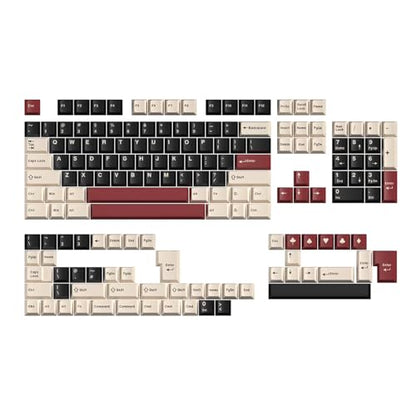 Sumgsn Keycaps 163 Keys Cherry Profile Doubleshot Rome Keycap Set Fit for Alice Keyboard 61/64/87/104/108 Cherry Mx Switches Mechanical Keyboard - color: Rome Keycaps