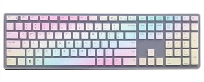 Silicone Keyboard Skin Cover Compatible for Dell Wireless Bluetooth Keyboard KM7321W, Dell Pro Keyboard KB500 KB700 & KM5221W (Colorful) - color: Red