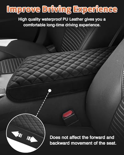 Shademax Center Console Cover for Toyota Camry 2018-2025 Accessories Armrest Cover Cushion Pad for Toyota Camry L/LE/SE/XLE/XSE Leather Armrest Seat Box Protector Anti-Scratch - size: For Toyota Camry 2018-2025