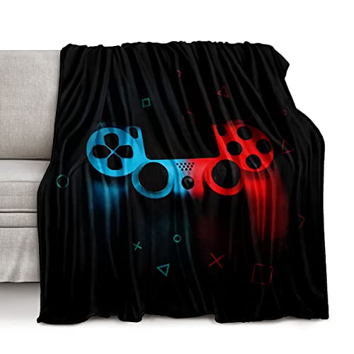 lirs Bedding Gaming Throw Blanket 60" x 50’’ Super Soft, Fleece, Gamer Gift for Couch Sofa for for Kids Boys Teens Video Game (MT-A07, 60’’x50) - color: Mt-a07, size: 60’’x50"